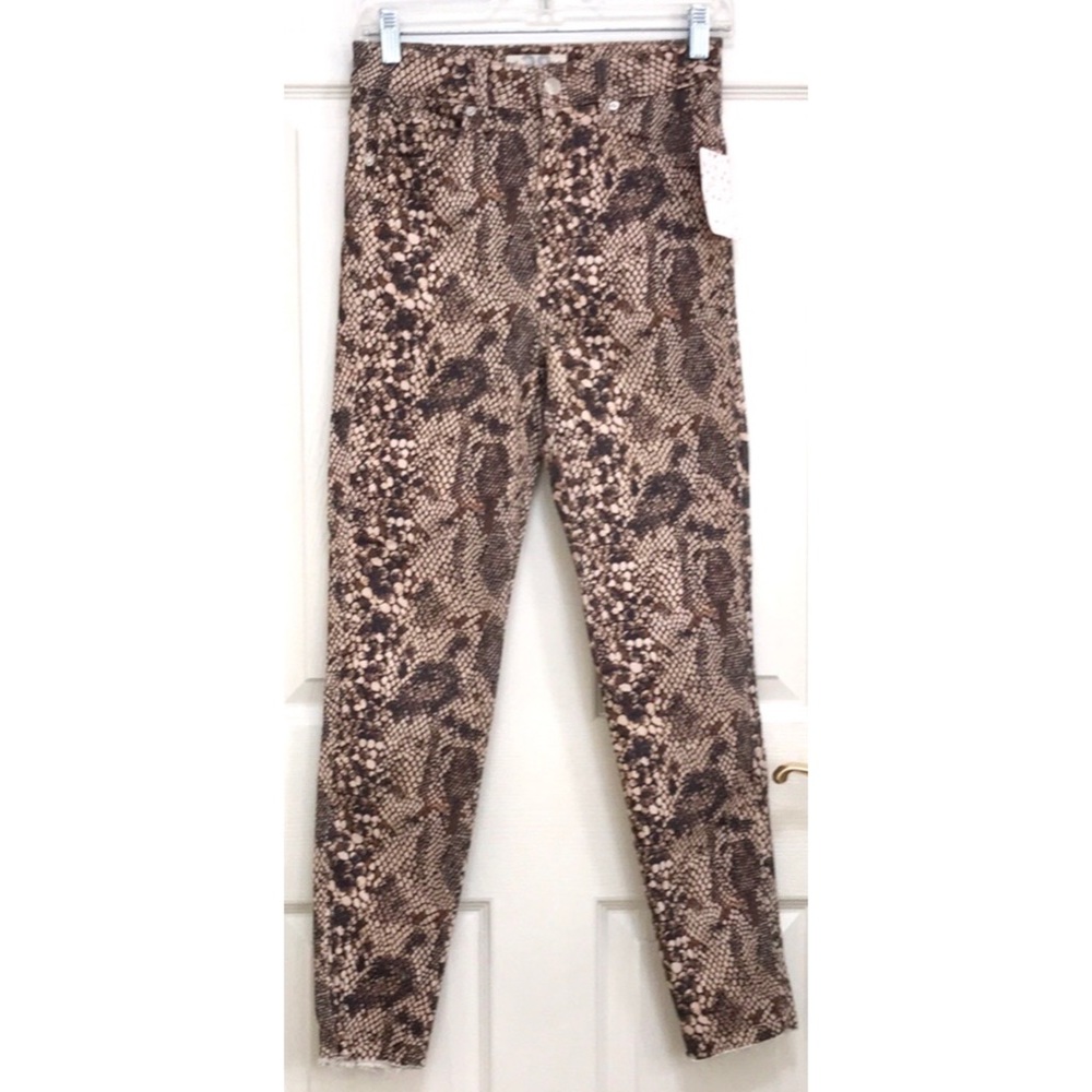 NWT Free People Two Faced Snakeskin Jegging - Picture 9 of 16